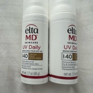 EltaMD UV Daily Tinted Sunscreen SPF 40 - 2 bottles